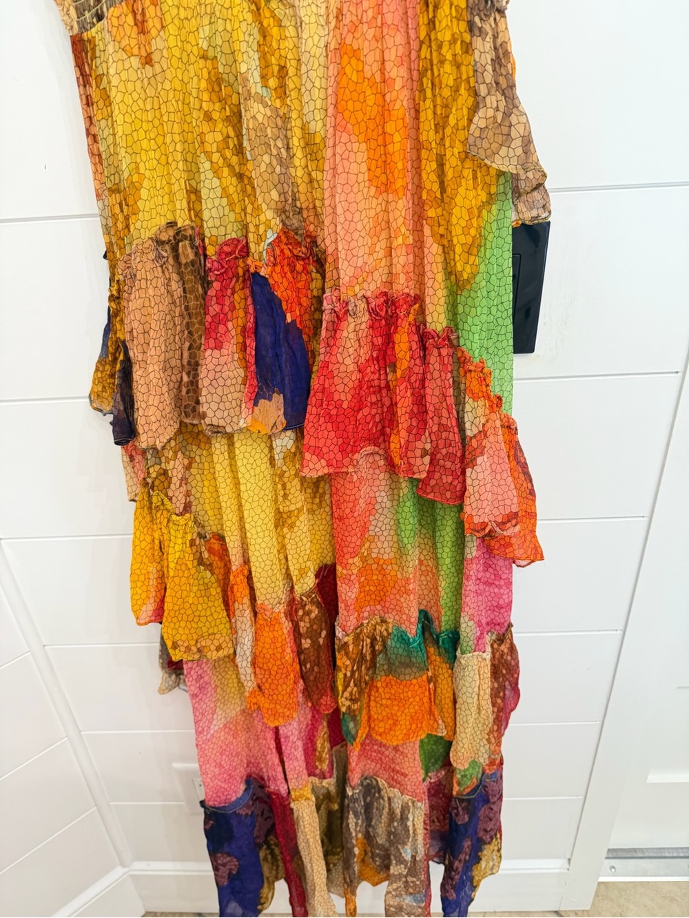Siddhartha Bansal Paradise Chiffon Maxi Dress Size Medium 36737 - Picture 9 of 13